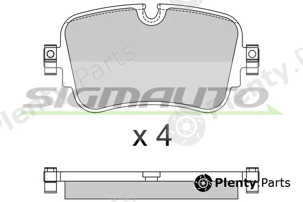 Sigmauto SPB878 — Brake Pad Set, disc brake
