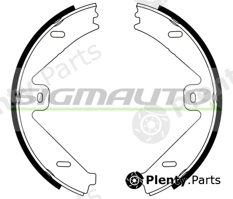 Sigmauto SFA319 — Brake Shoe Set, parking brake