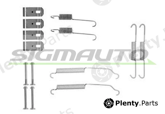 Sigmauto SK0015 — Accessory Kit, brake shoes