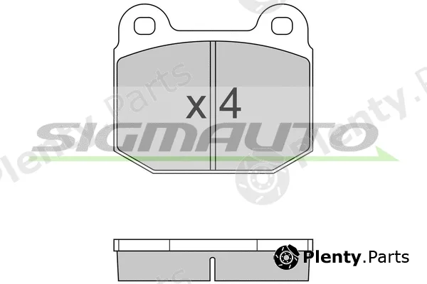 Sigmauto SPA085 — Brake Pad Set, disc brake
