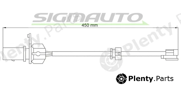 Sigmauto WI0777 — Warning Contact, brake pad wear