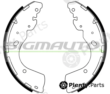 Sigmauto SFA877 — Brake Shoe Set