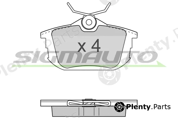 Sigmauto SPA742 — Brake Pad Set, disc brake