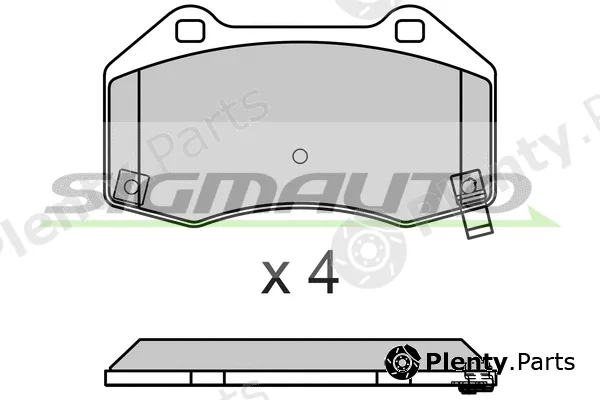 Sigmauto SPB675 — Brake Pad Set, disc brake