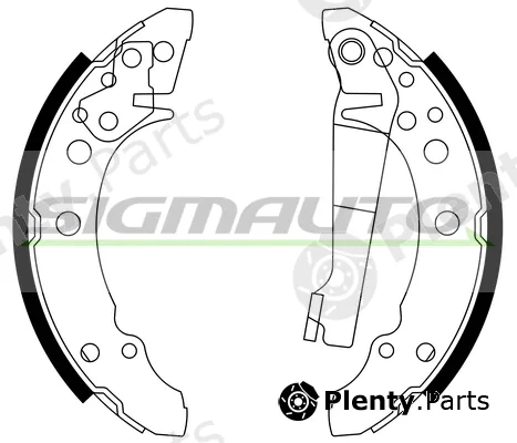 Sigmauto SFA016 — Brake Shoe Set