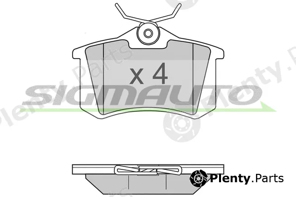 Sigmauto SPA806 — Brake Pad Set, disc brake