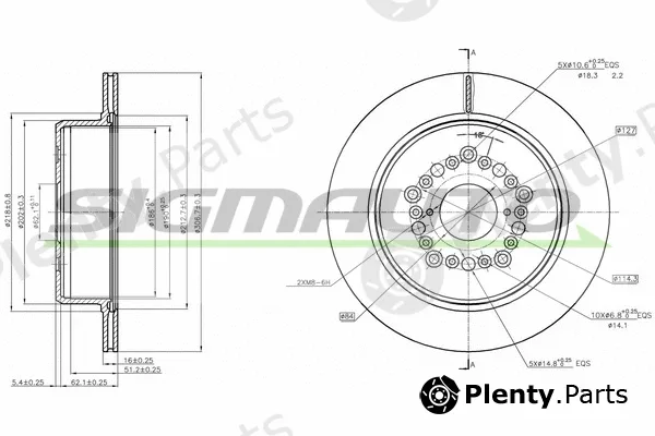 Sigmauto DBB375V — Brake Disc