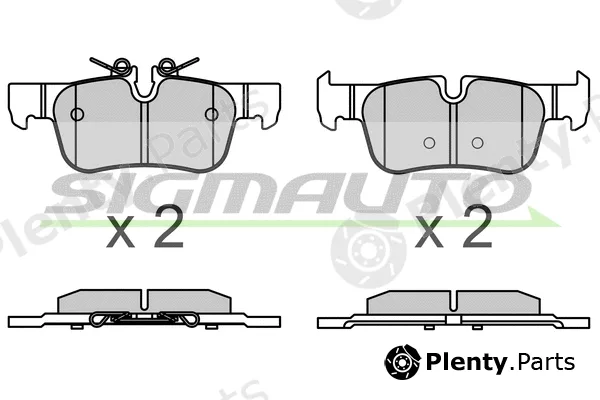 Sigmauto SPB633 — Brake Pad Set, disc brake