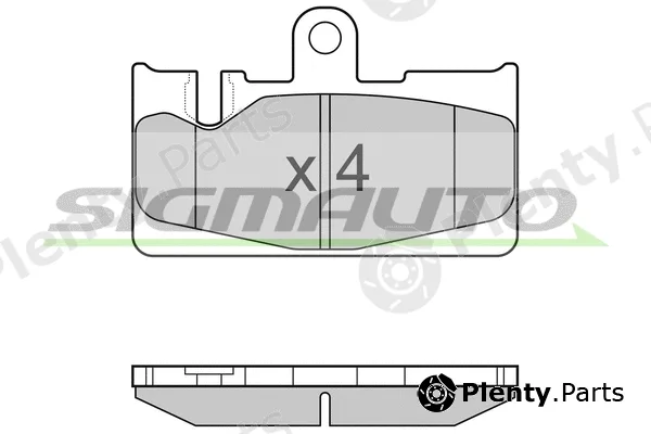 Sigmauto SPB022 — Brake Pad Set, disc brake