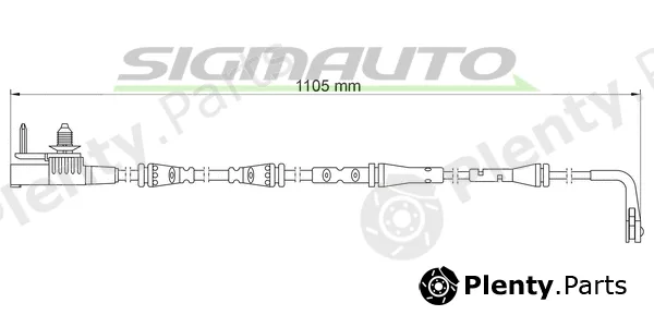 Sigmauto WI0931 — Warning Contact, brake pad wear