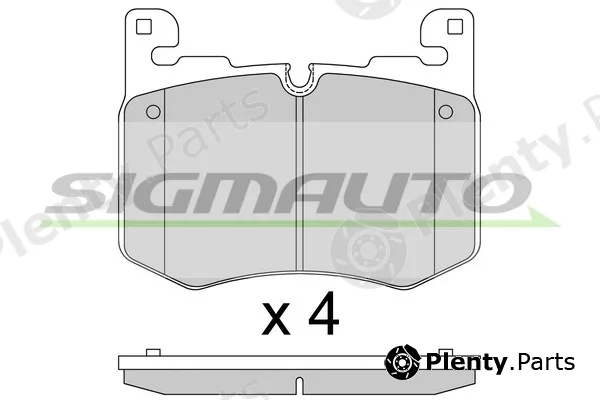 Sigmauto SPB947 — Brake Pad Set, disc brake