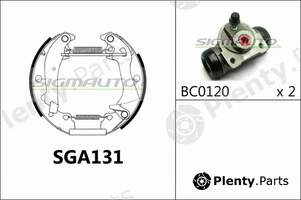 Sigmauto SGA131 — Brake Shoe Set