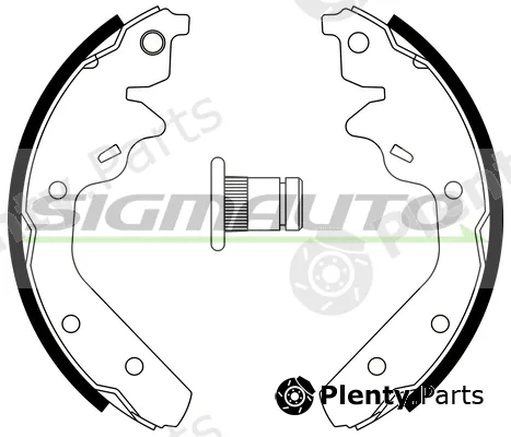 Sigmauto SFD519 — Brake Shoe Set