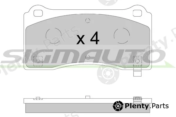 Sigmauto SPB900 — Brake Pad Set, disc brake
