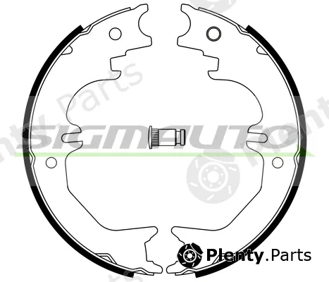 Sigmauto SFA982 — Brake Shoe Set, parking brake