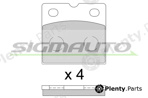 Sigmauto SPB851 — Brake Pad Set, disc parking brake