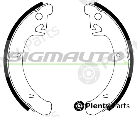 Sigmauto SFA283 — Brake Shoe Set