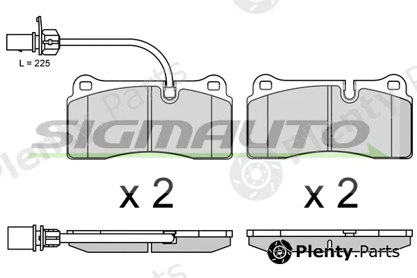 Sigmauto SPB689 — Brake Pad Set, disc brake