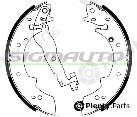 Sigmauto SFA419 — Brake Shoe Set