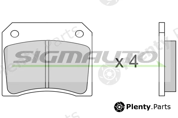 Sigmauto SPA005 — Brake Pad Set, disc brake