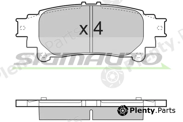 Sigmauto SPB482 — Brake Pad Set, disc brake