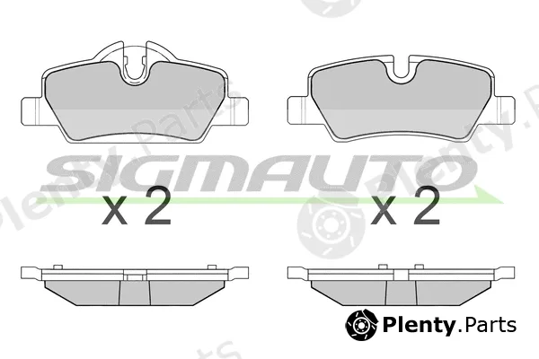 Sigmauto SPB632 — Brake Pad Set, disc brake