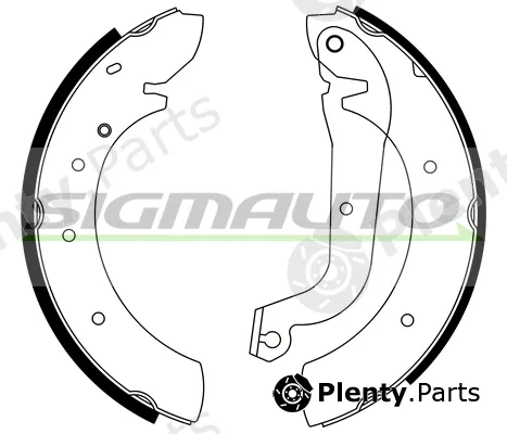 Sigmauto SFA172 — Brake Shoe Set
