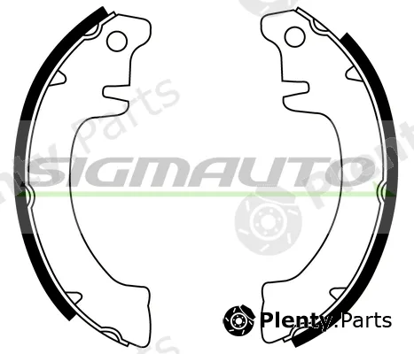Sigmauto SFA406 — Brake Shoe Set