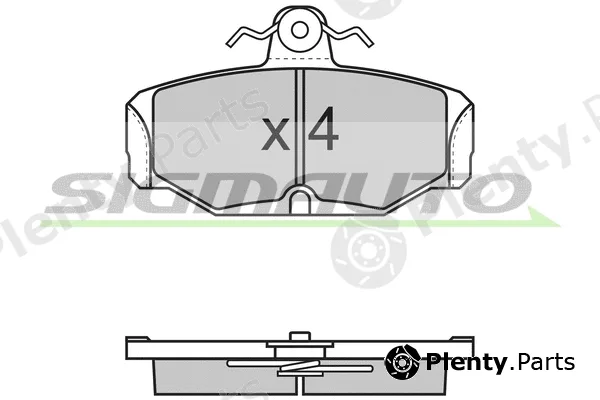 Sigmauto SPA500 — Brake Pad Set, disc brake