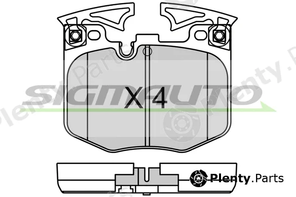 Sigmauto SPB759 — Brake Pad Set, disc brake