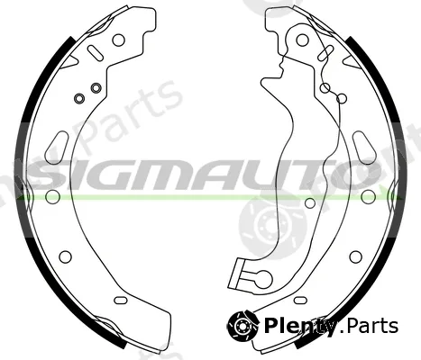 Sigmauto SFA247 — Brake Shoe Set