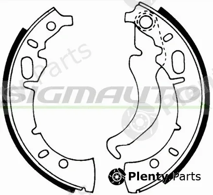 Sigmauto SFA011 — Brake Shoe Set