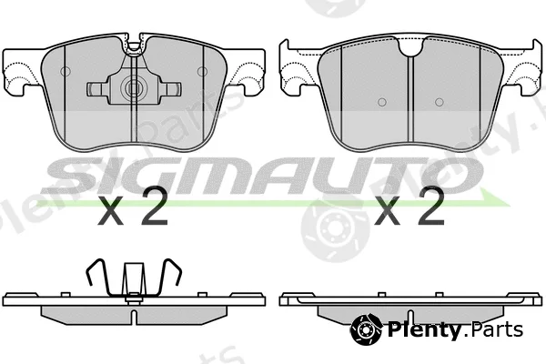 Sigmauto SPB598 — Brake Pad Set, disc brake