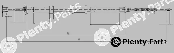Sonova CM02740 — Cable Pull, parking brake