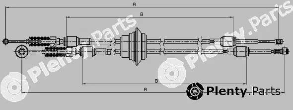 Sonova CC00272 — Cable Pull, manual transmission