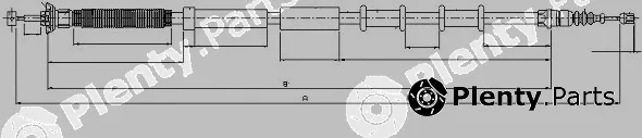 Sonova CM00020 — Cable Pull, parking brake