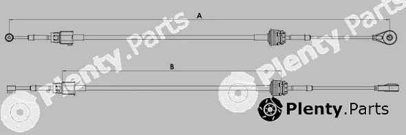 Sonova CC00460 — Cable Pull, manual transmission