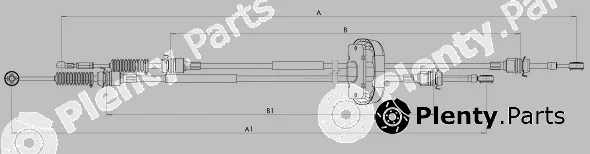 Sonova CC00132 — Cable Pull, manual transmission