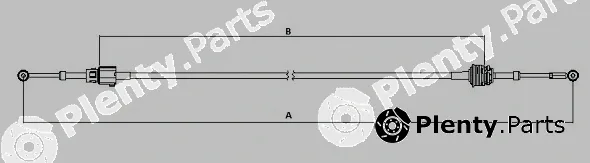 Sonova CC00452 — Cable Pull, manual transmission