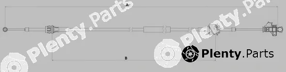 Sonova CC00464 — Cable Pull, manual transmission