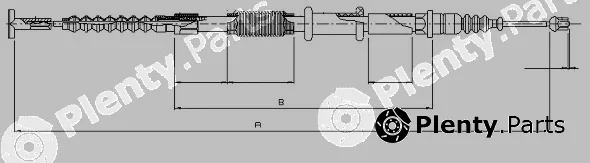 Sonova CM00090 — Cable Pull, parking brake