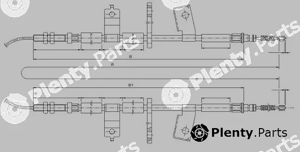 Sonova CM01400 — Cable Pull, parking brake