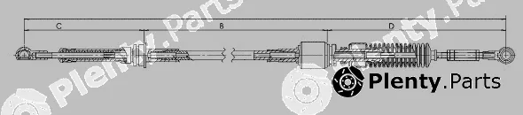 Sonova CC00448 — Cable Pull, manual transmission