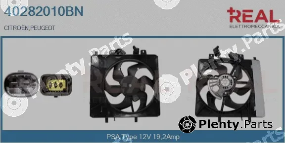 Real 40282010BN — Electric Motor, radiator fan