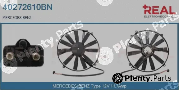 Real 40272610BN — Electric Motor, radiator fan