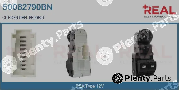 Real 50082790BN — Switch, window regulator
