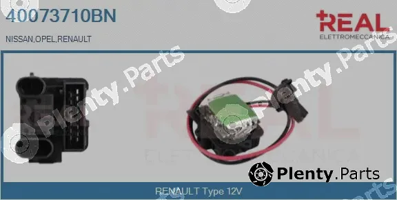 Real 40073710BN — Resistor, interior blower