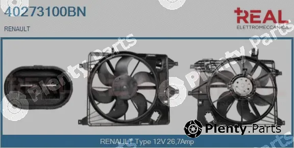 Real 40273100BN — Electric Motor, radiator fan