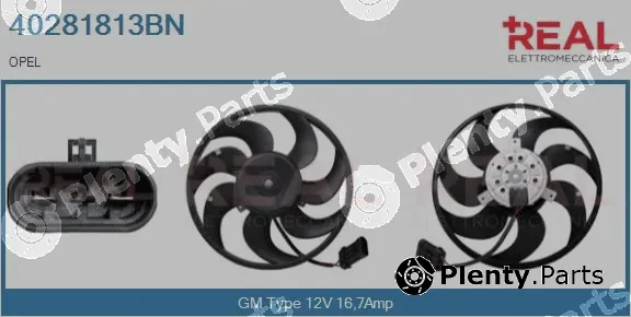 Real 40281813BN — Fan, engine cooling