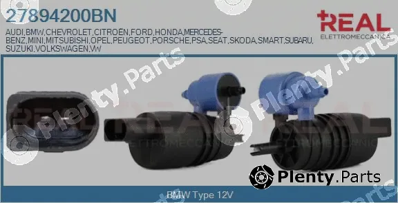 Real 27894200BN — Washer Fluid Pump, window cleaning